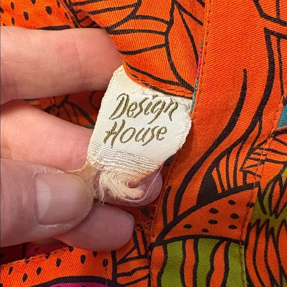 Vintage Design House Open Tie-Back Square Neck Hidden Safari Animal Top Shirt - Picture 14 of 15